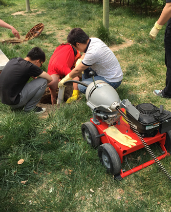 城市下水管网疏通清洗- RIDGID K-1500G分节式疏通机